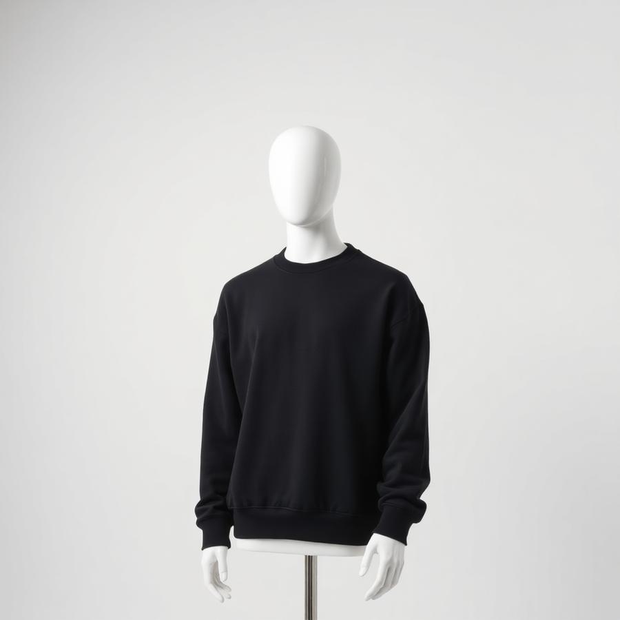 Sweatshirt Crewneck Preta